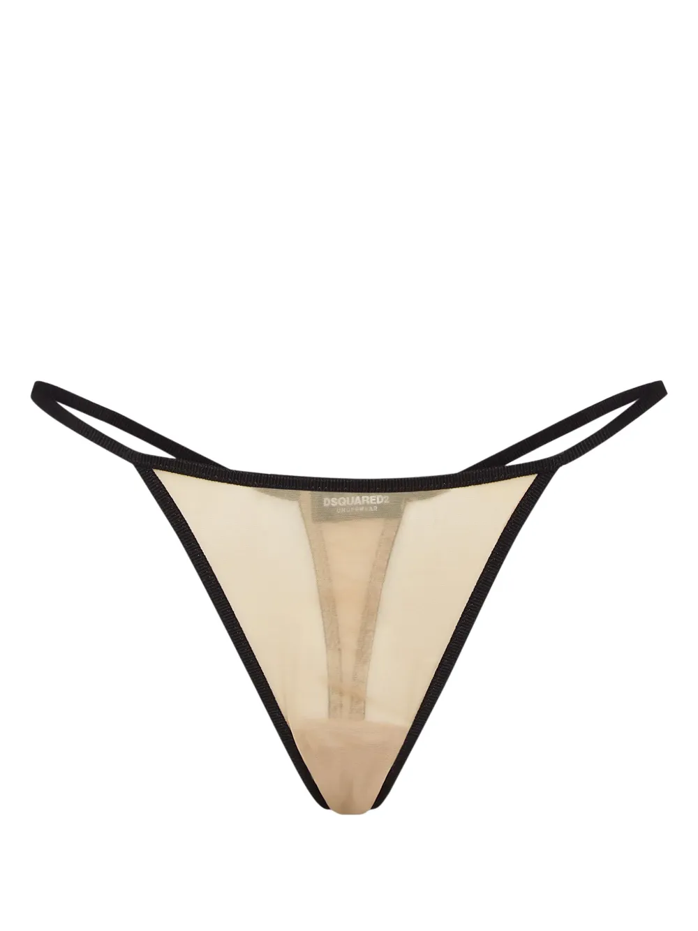 DSQUARED2 string à effet de transparence | tons neutres | Image 1