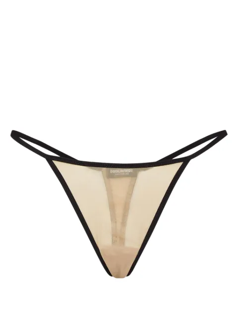 DSQUARED2 semi-sheer thong