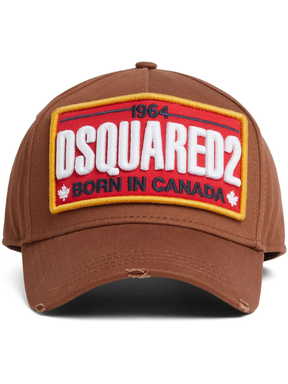 DSQUARED2 logo patch baseball cap | Brown | Image 1