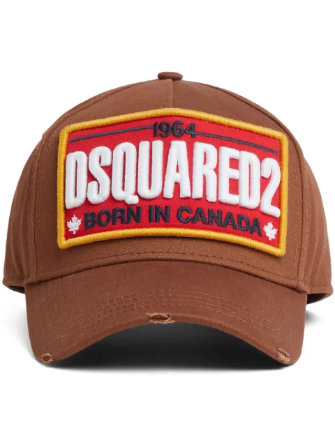 DSQUARED2 logo patch baseball cap