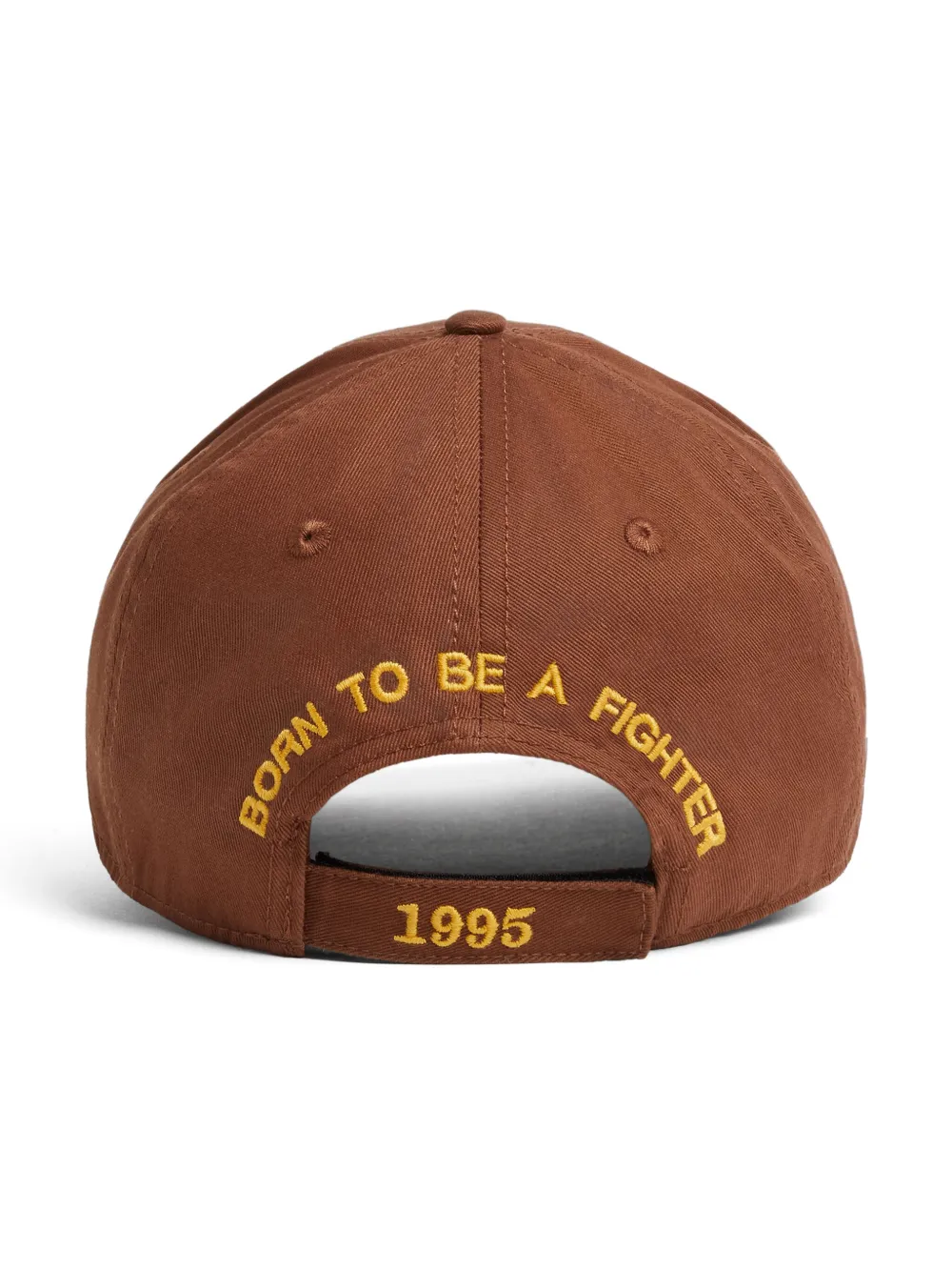 DSQUARED2 Honkbalpet met logopatch - Bruin
