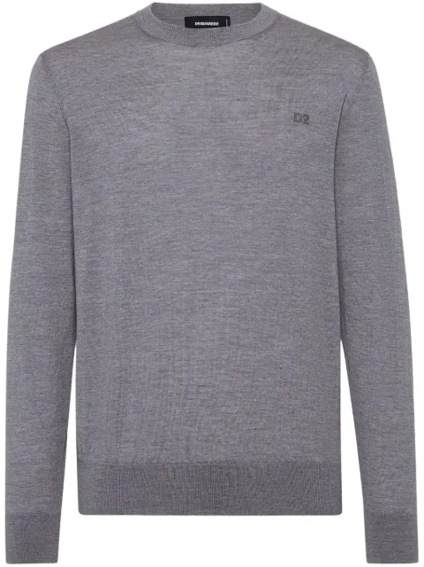 DSQUARED2 embroidered logo jumper 