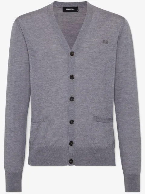 DSQUARED2 D2 wool cardigan