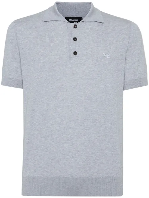DSQUARED2 polo D2 - Gris - DSQUARED2 - Modalova