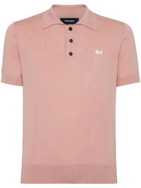 DSQUARED2 logo-embroidered polo shirt