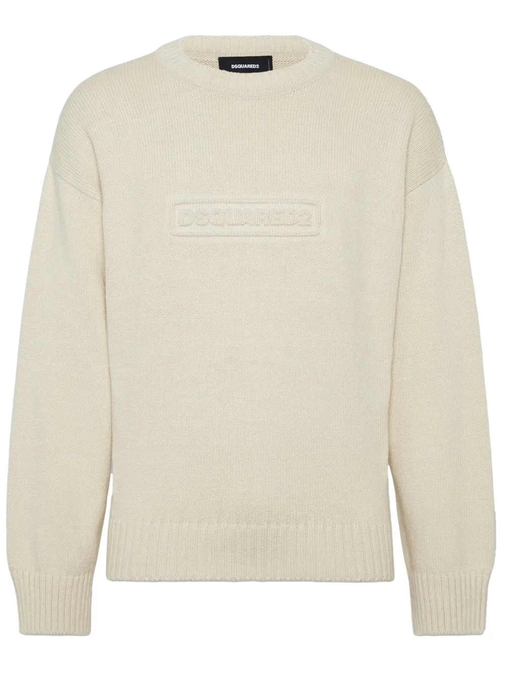 DSQUARED2 Pullover aus Baumwolle | Weiß | Image 1