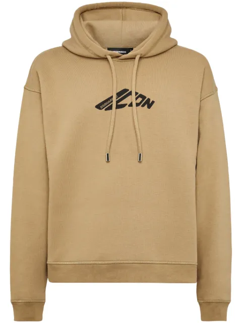 DSQUARED2 logo-print hoodie