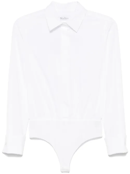 Max Mara body en popeline - Blanc - Max Mara - Modalova