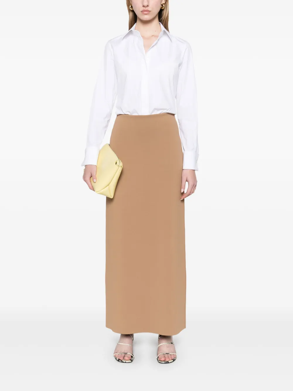 Max Mara Popeline romper - Wit