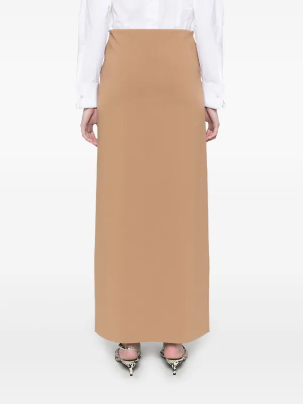 Max Mara Alce Maxi Skirt | Brown | FARFETCH
