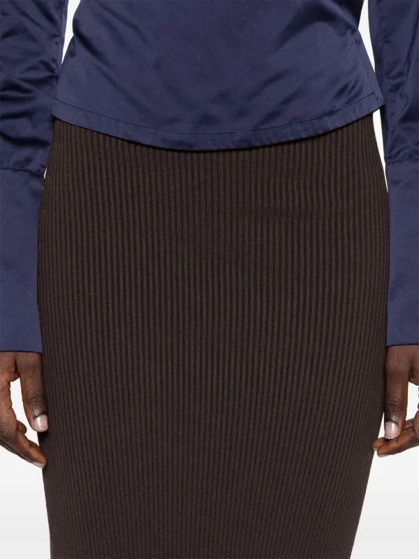 スカート MAX MARA 'Aprile1234' skirt Brown Max Mara Aprile Knitted Skirt | Brown | FARFETCH