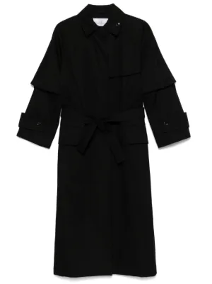 Jil Sander トレンチコート | ブラック | FARFETCH JP