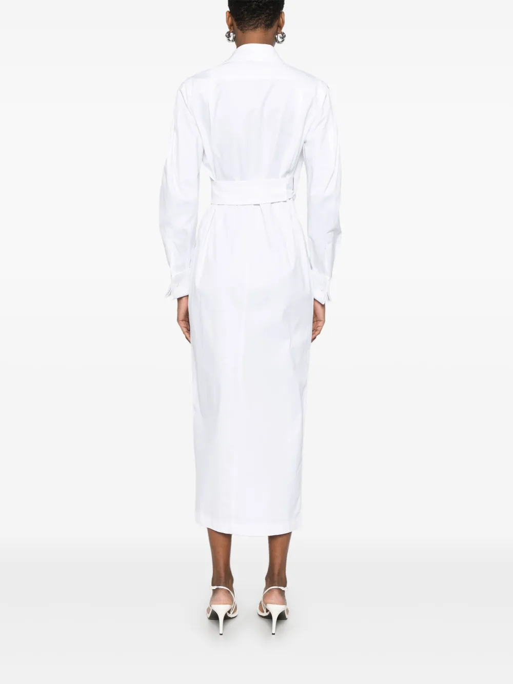 Max Mara Maxi-jurk Wit