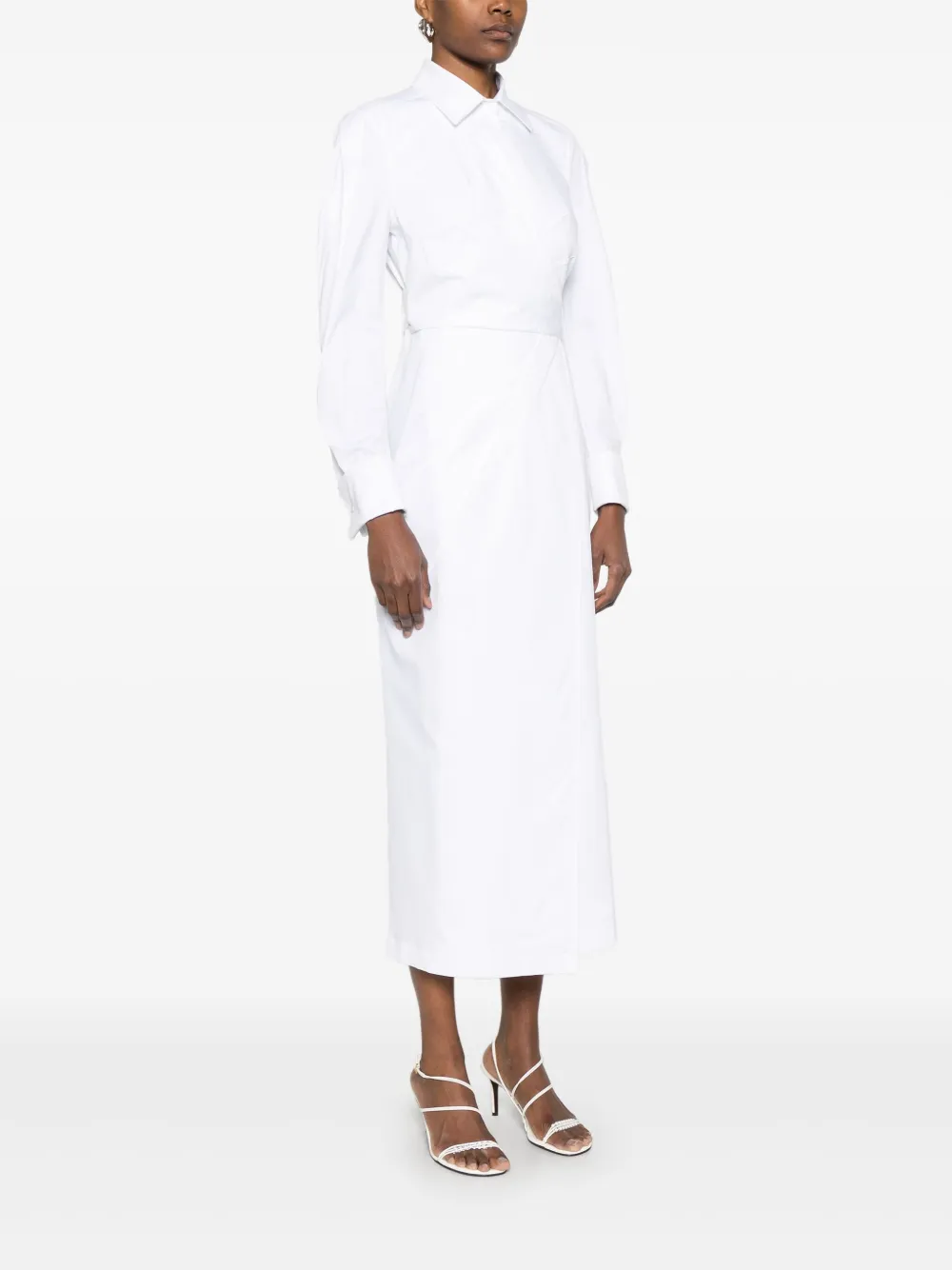 Max Mara Maxi-jurk Wit
