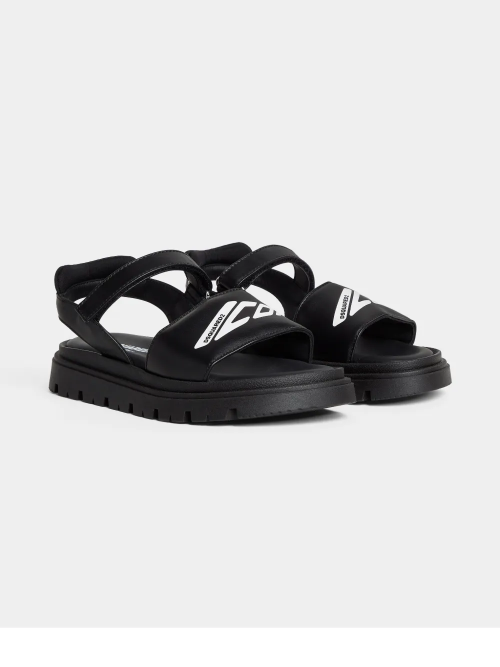 Dsquared2 Icon Sandals In Black