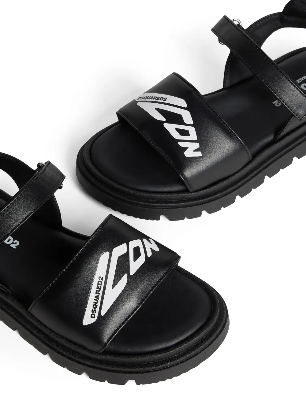 DSQUARED2 KIDS Icon sandals Black