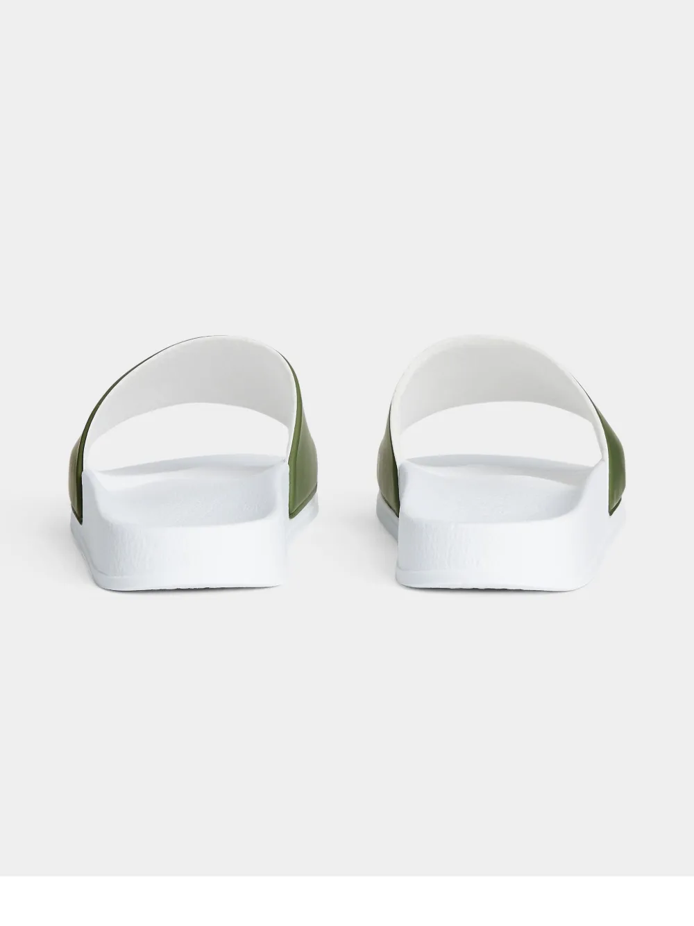 Dsquared2 Logo-print Slides In Green
