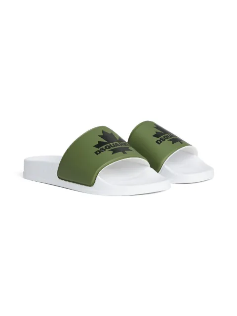 DSQUARED2 KIDS logo-print slides 