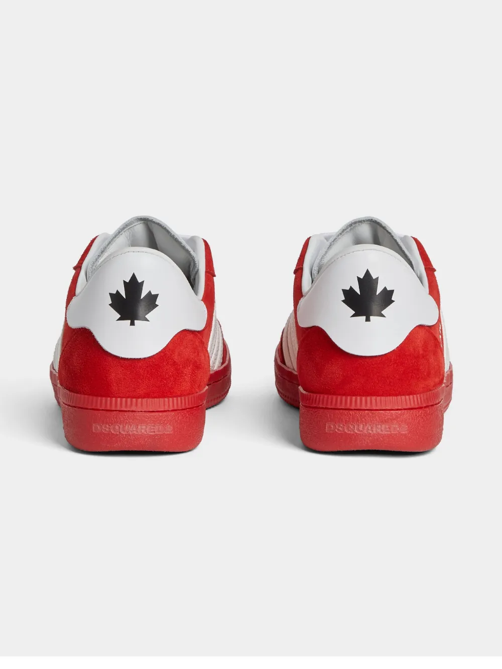 Dsquared2 Logo-print Sneakers In レッド