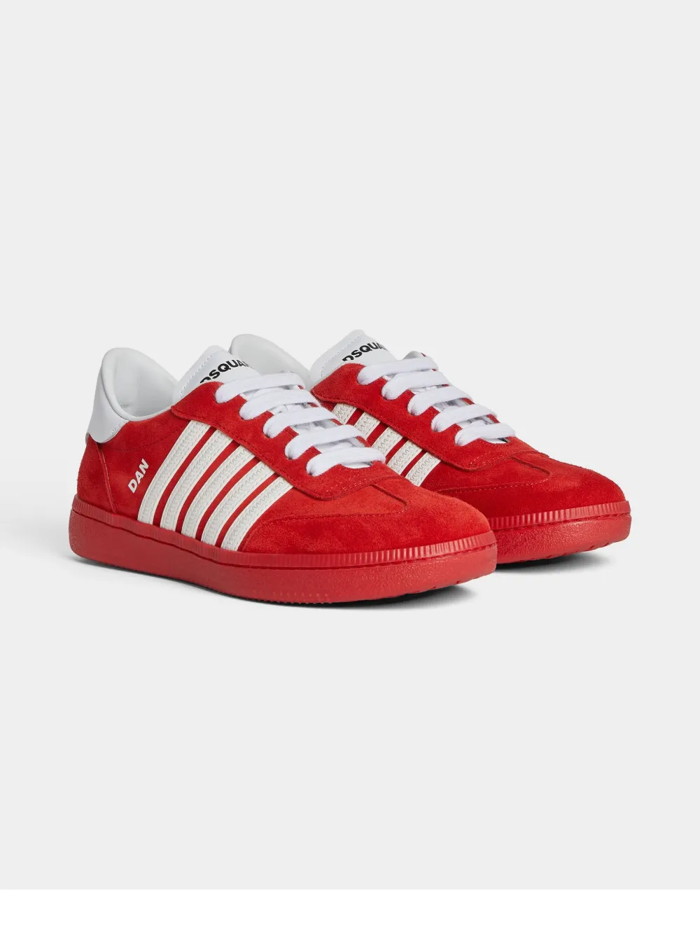 Dsquared2 Logo-print Sneakers In レッド