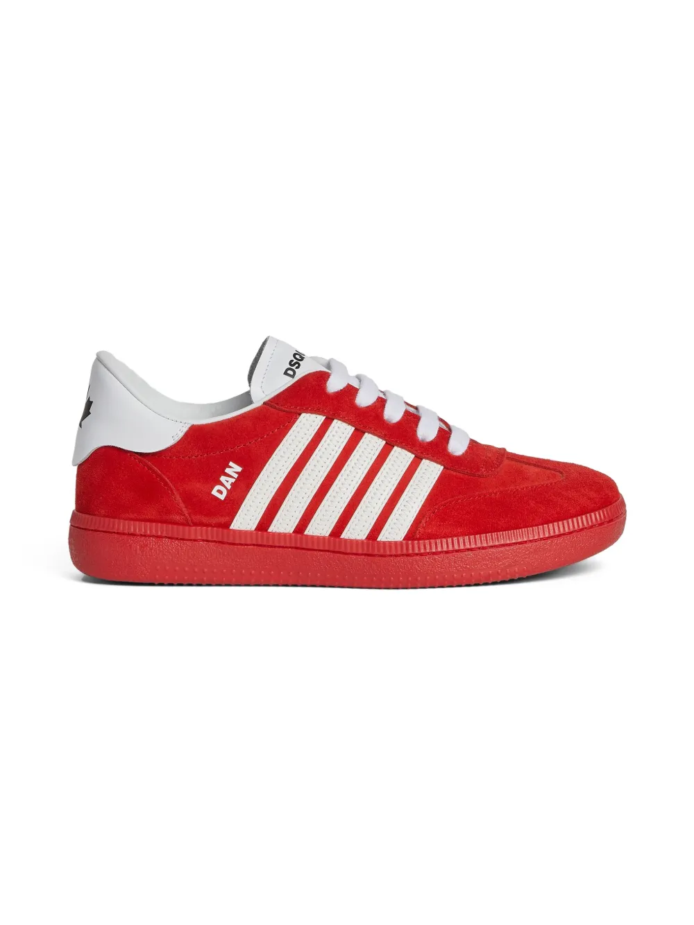 DSQUARED2 KIDS Sneakers met logoprint - Rood