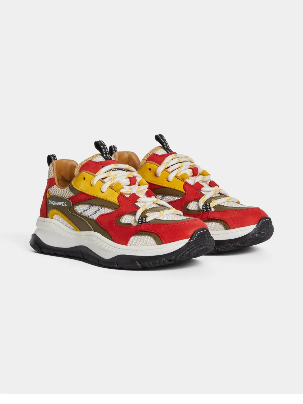 Dsquared2 Logo-print Sneakers In Red