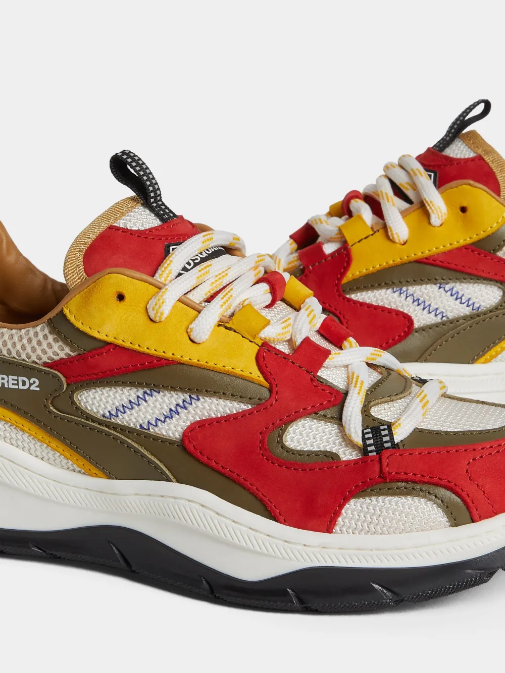 Dsquared2 Logo-print Sneakers In Red