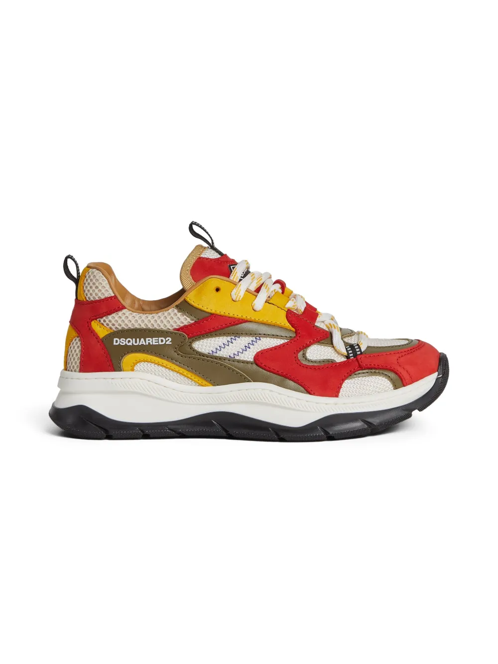 DSQUARED2 KIDS Sneakers met logoprint - Rood