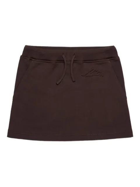 DSQUARED2 KIDS logo-embroidered drawstring skirt