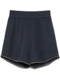 FENDI FF-jacquard shorts - Blue
