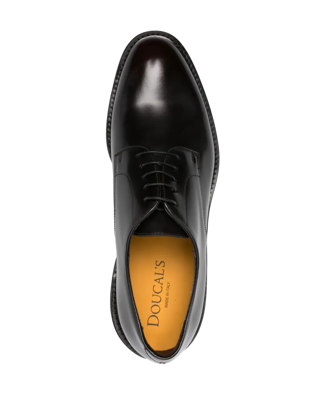 Doucal's leather Oxford shoes Brown