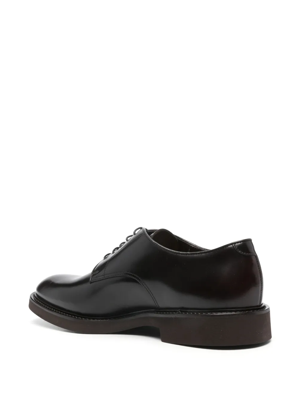 Doucal's leather Oxford shoes Brown