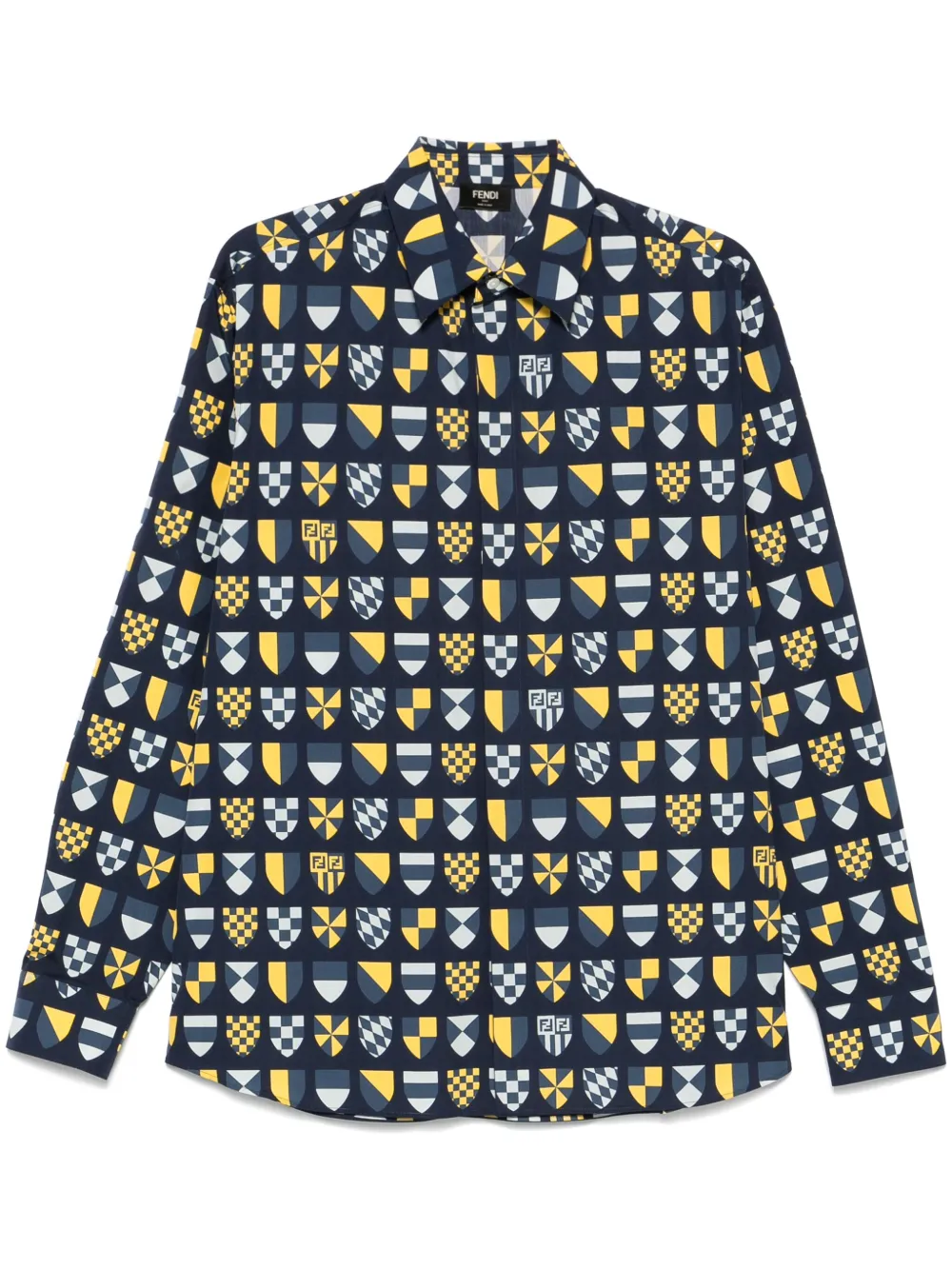 FENDI camisa de algodón | azul | Image 1