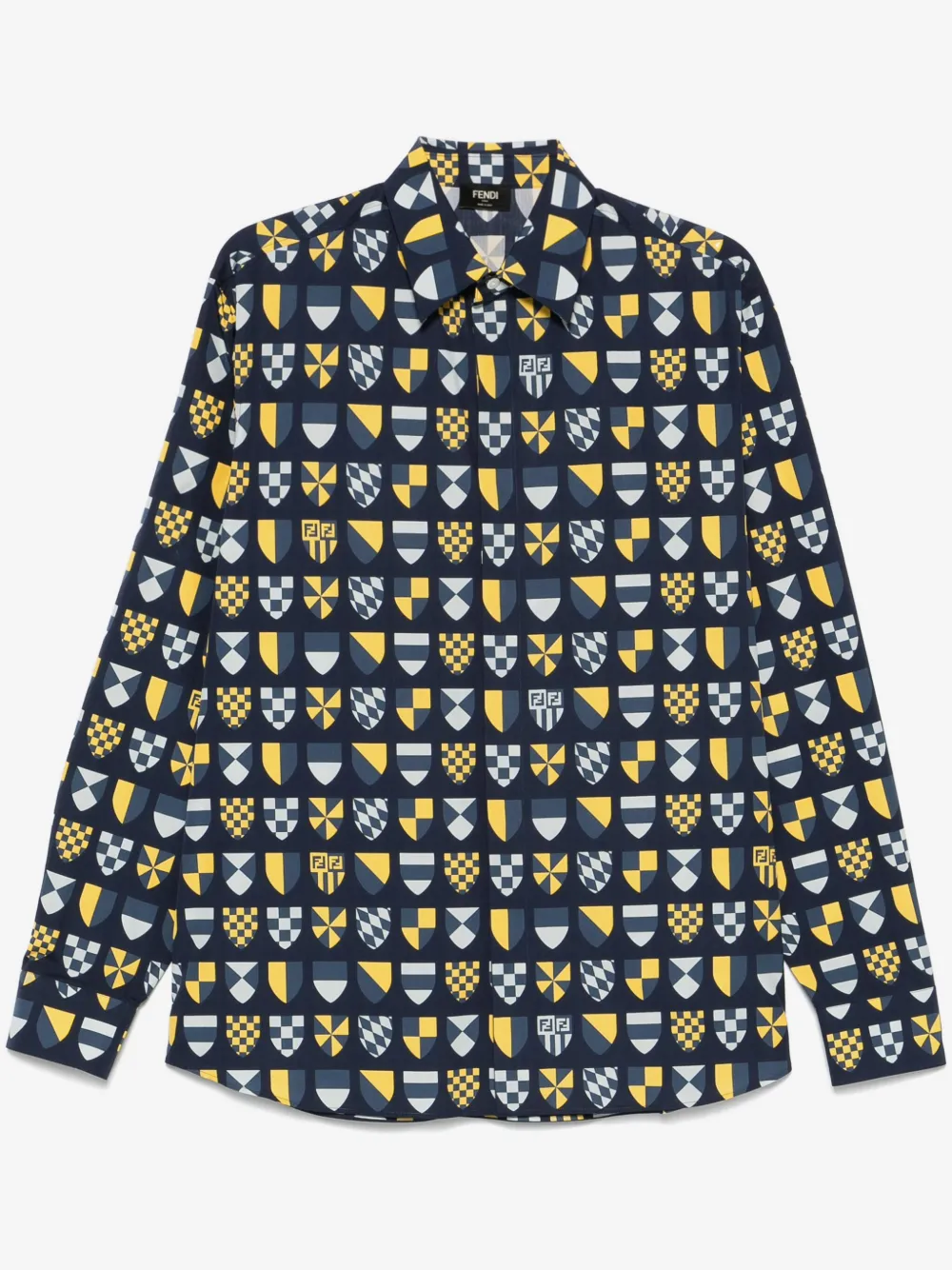 FENDI camisa de algodón | azul | Image 1