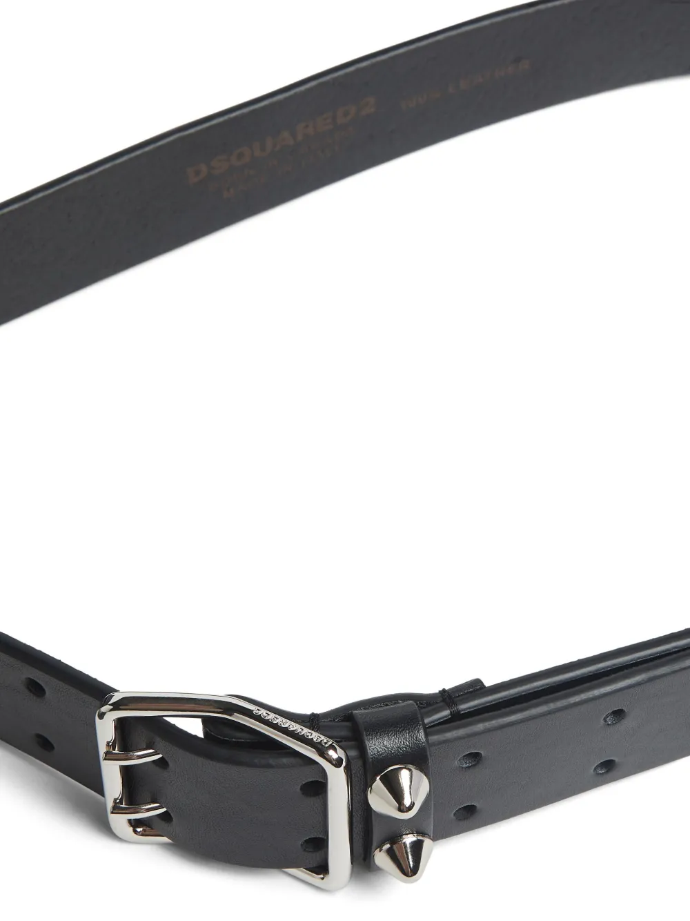 DSQUARED2 stud detailing leather belt