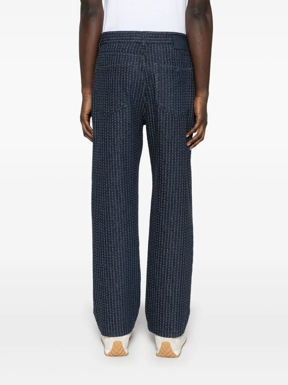 FENDI Jeans met stiksels Blauw