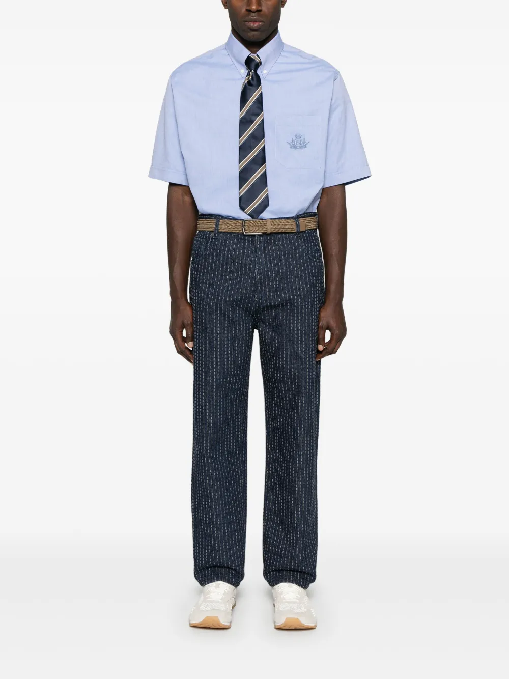 FENDI Jeans met stiksels - Blauw