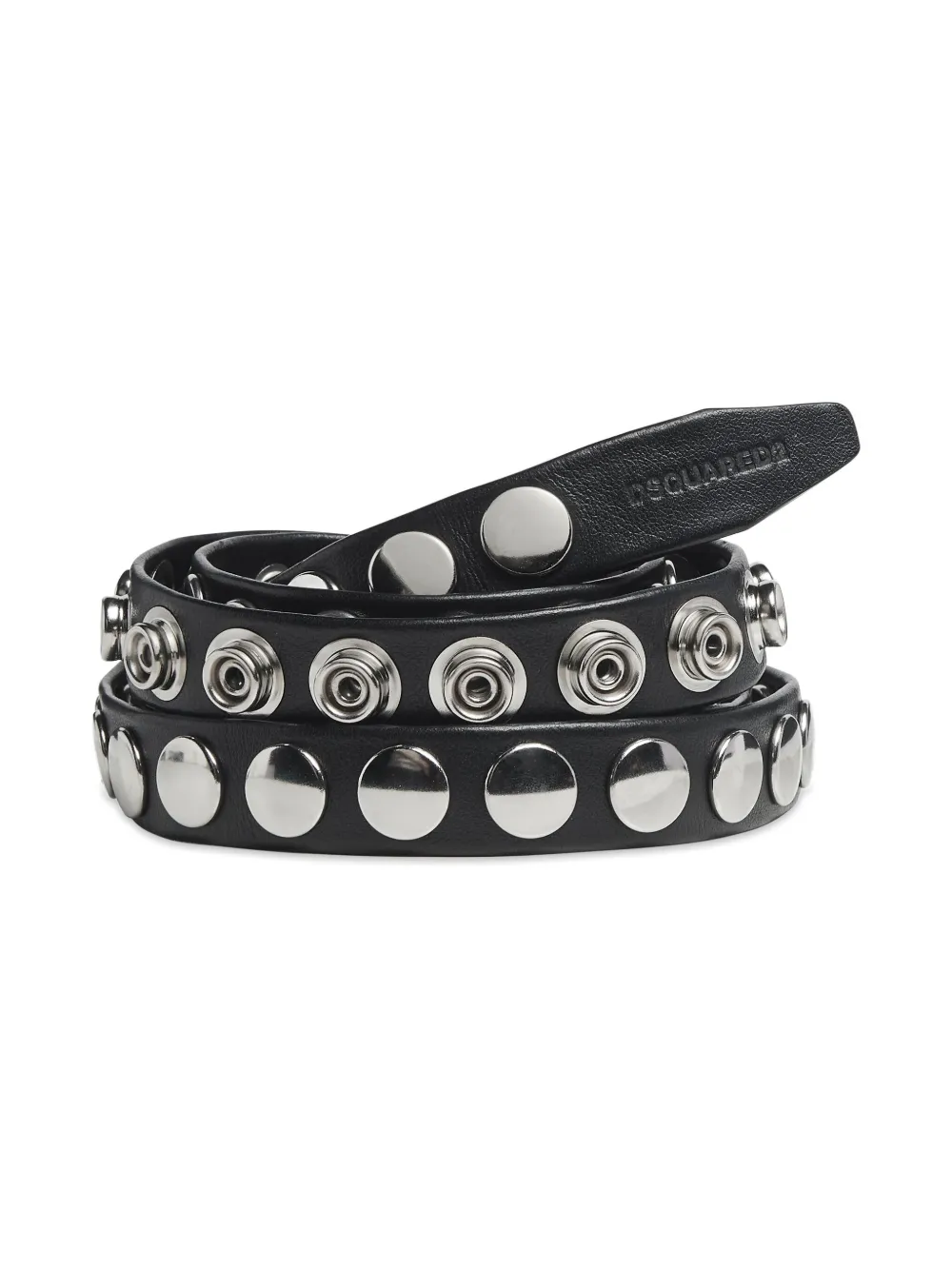 DSQUARED2 Riem met studs Zwart