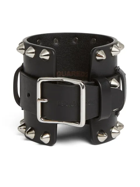 DSQUARED2 spiked stud leather bracelet 
