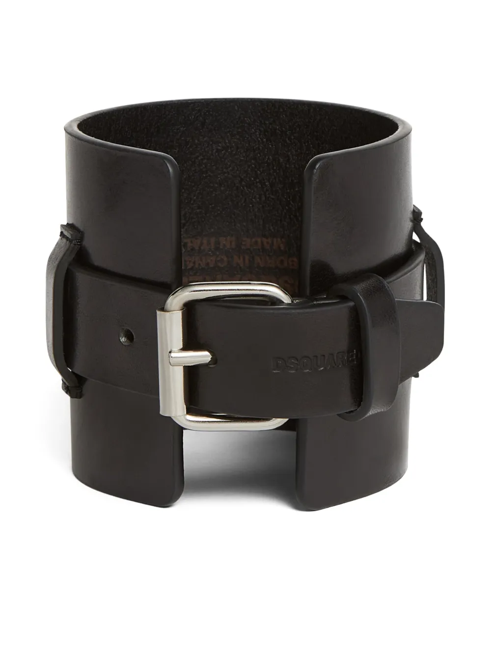 DSQUARED2 leather bracelet | Black | Image 1