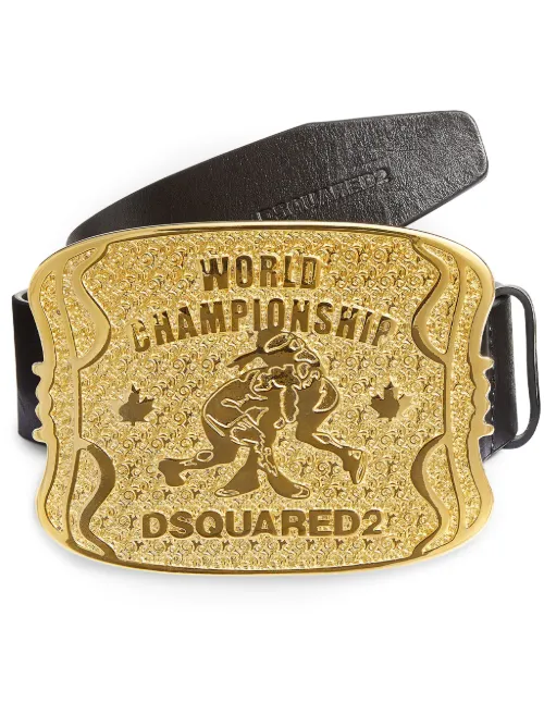 Ceinture en cuir à boucle - DSQUARED2 - Modalova