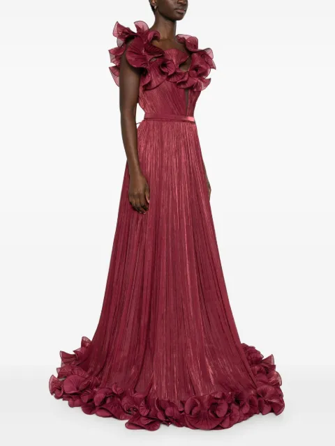 Ana Radu ruffle-trim gown 42234 - 2
