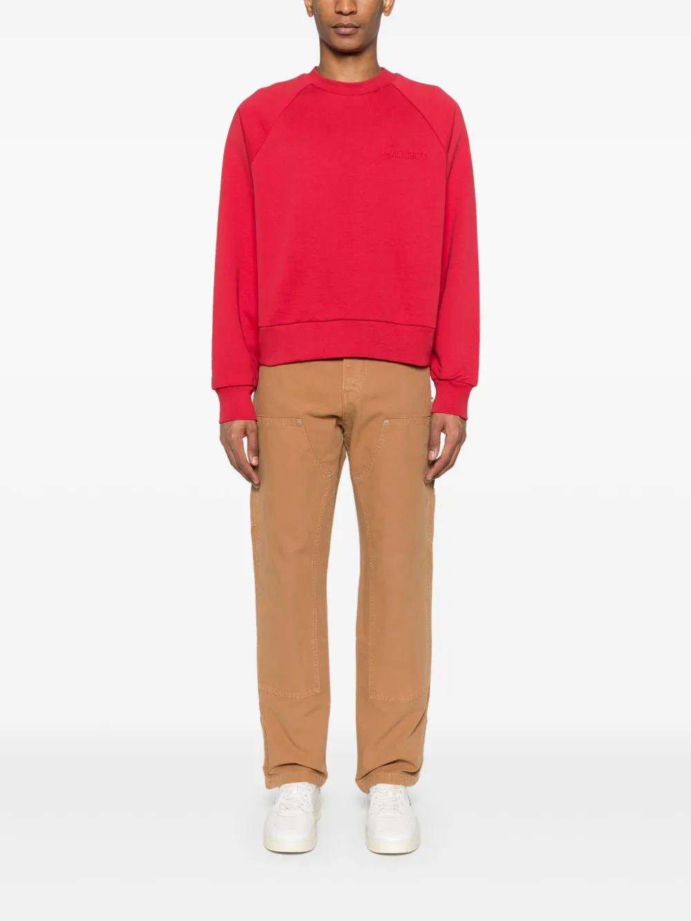 Garment workshop Raglan sweater met ronde hals - Rood