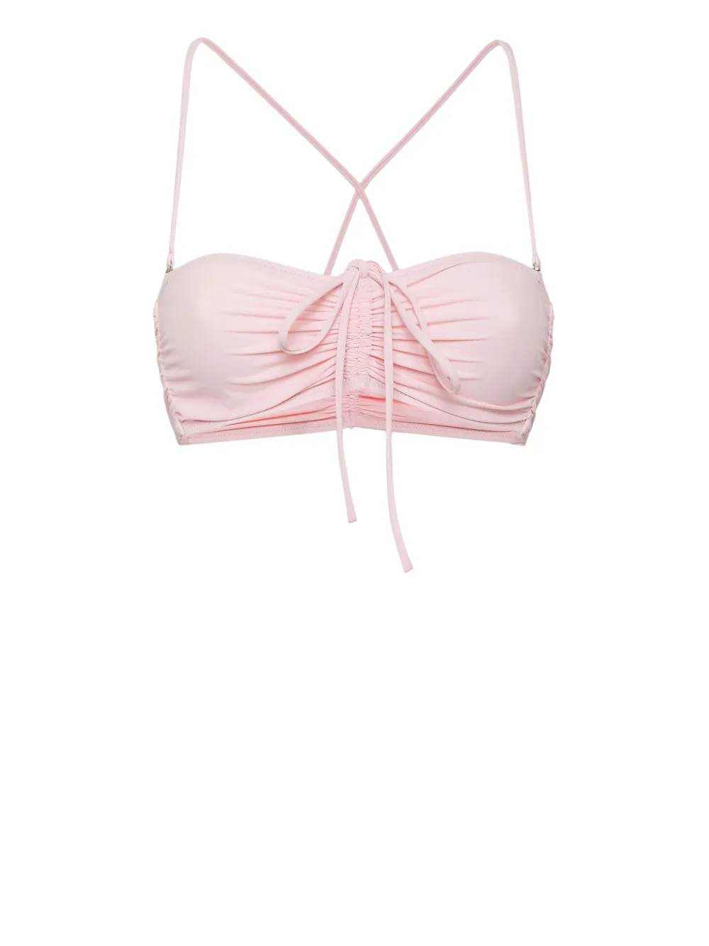 DSQUARED2 top de bikini con encaje | rosado | Image 1
