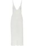 DSQUARED2 ribbed midi dress - White