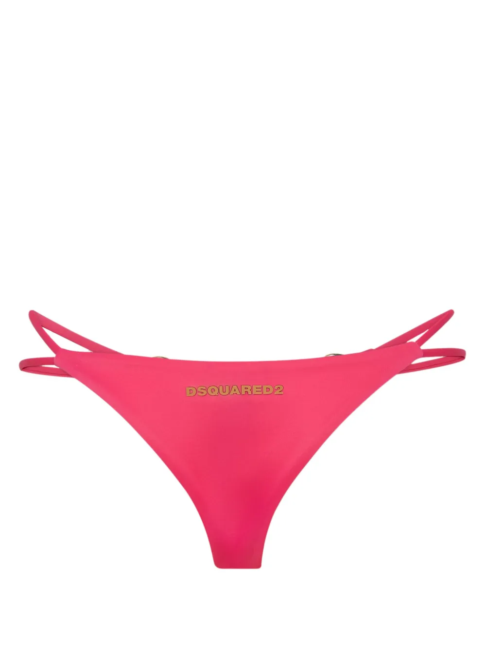 Dsquared2 Cut-out Bikini Bottom In Pink