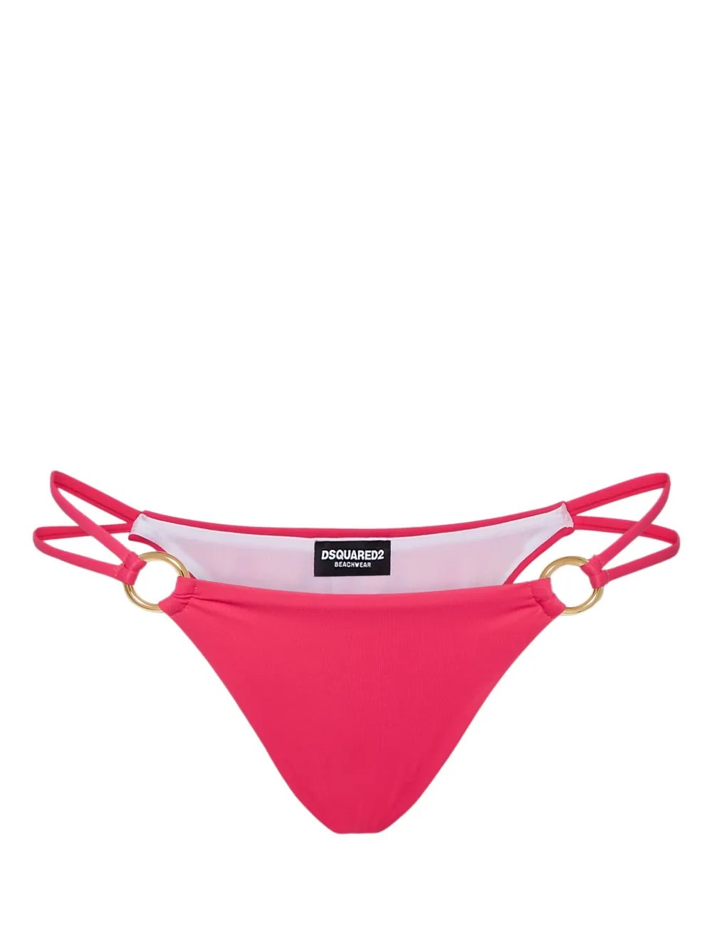 Dsquared2 Cut-out Bikini Bottom In Pink