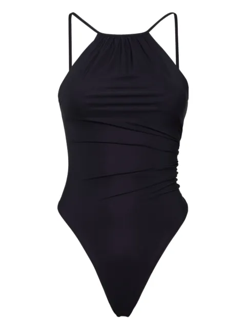 DSQUARED2 halterneck draped swimsuit