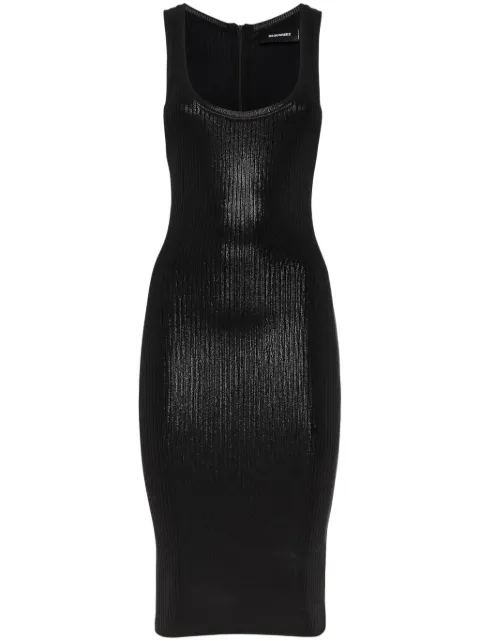 DSQUARED2 vestido tejido de canalé