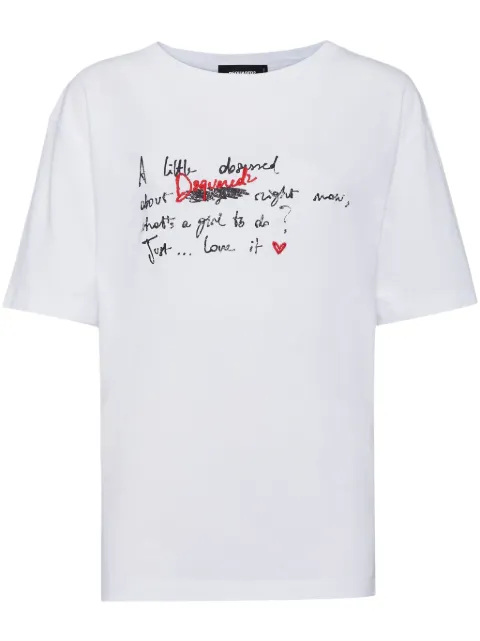 DSQUARED2 logo-print T-shirt